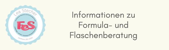 Deckblatt zur PDF „Formula und Flaschenberatung“ mit Zertifikat als Formulaberaterin